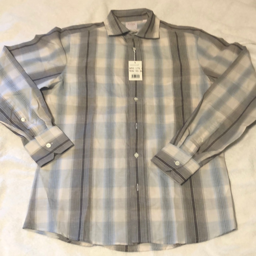 NEW THOMAS PINK SHIRTMAKER LONDON MENS L/S SHIRT S